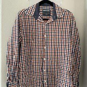 Mens Johnston & Murphy Tailored Fit button down